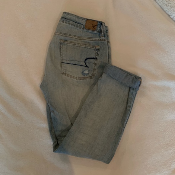 American Eagle Size 00 Boyfriend Ankle Jean - Picture 3 of 4
